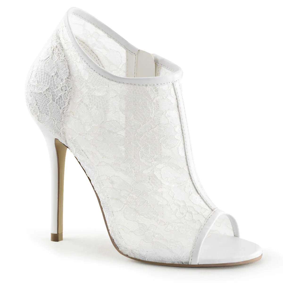 AMUSE-56 Fabulicious 5" Amuse Ivory Sexy Shoes (High Heels)