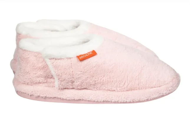 Archline Orthotic Slippers Closed – Baby Pink (Womens)