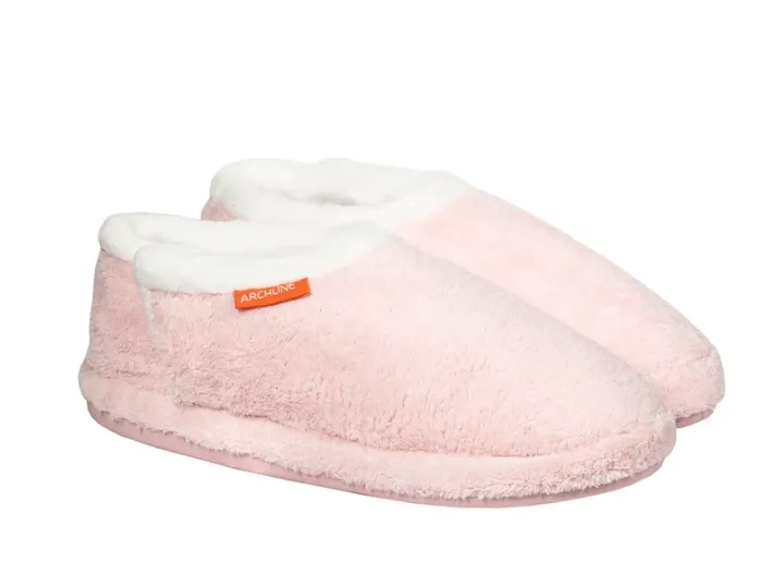 Archline Orthotic Slippers Closed – Baby Pink (Womens)