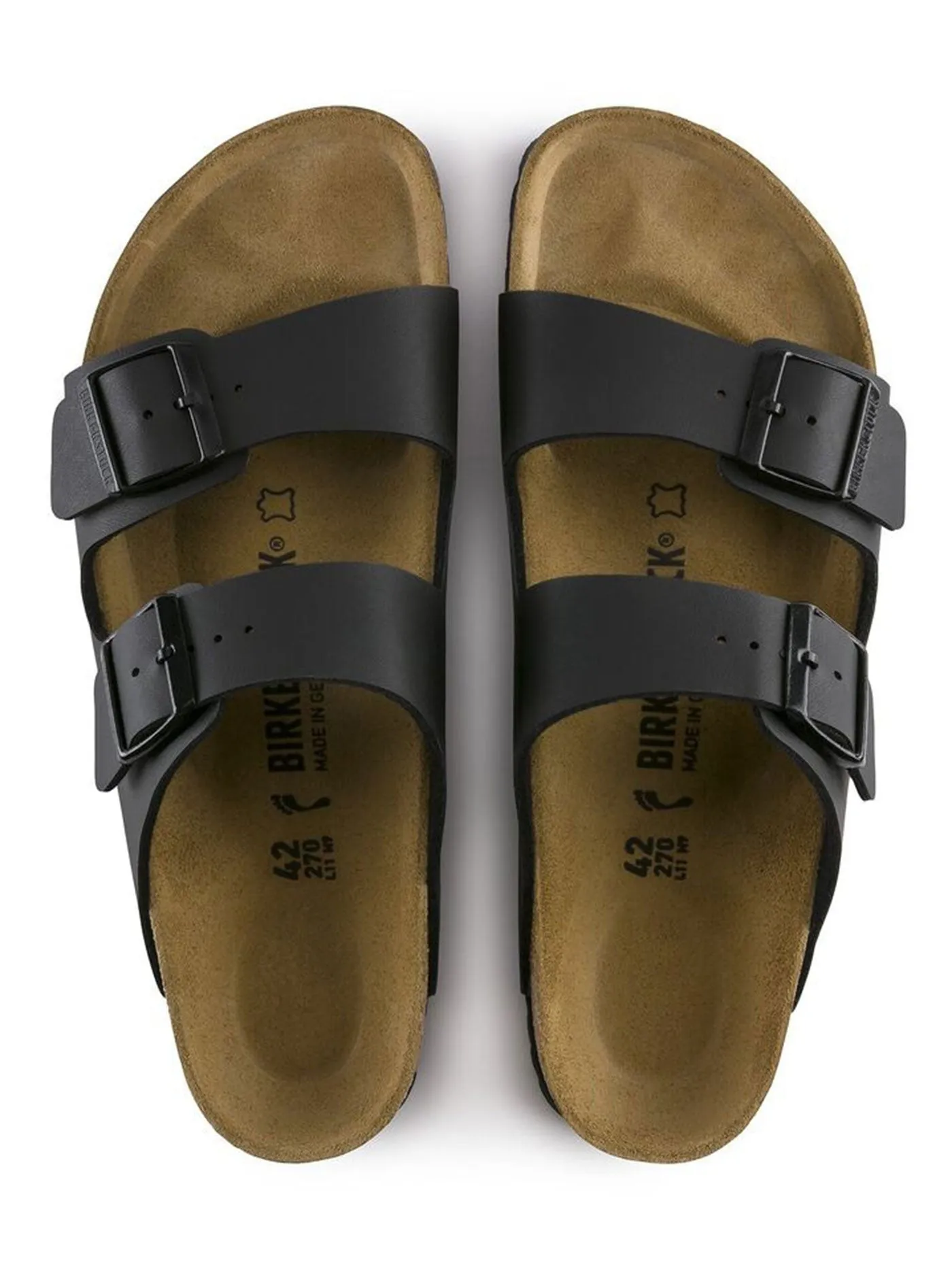 Arizona Birko-Flor N Black Sandals