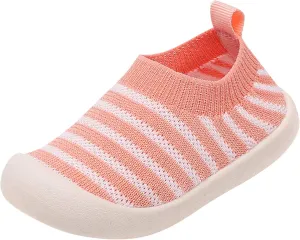 Baby Shoes Slip on Sock Shoes Infant Walking Shoes Non-Slip Breathable Toddler Sneakers Boys Girls Tennis Shoes