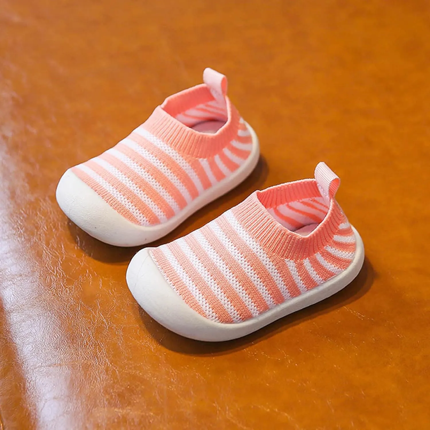Baby Shoes Slip on Sock Shoes Infant Walking Shoes Non-Slip Breathable Toddler Sneakers Boys Girls Tennis Shoes
