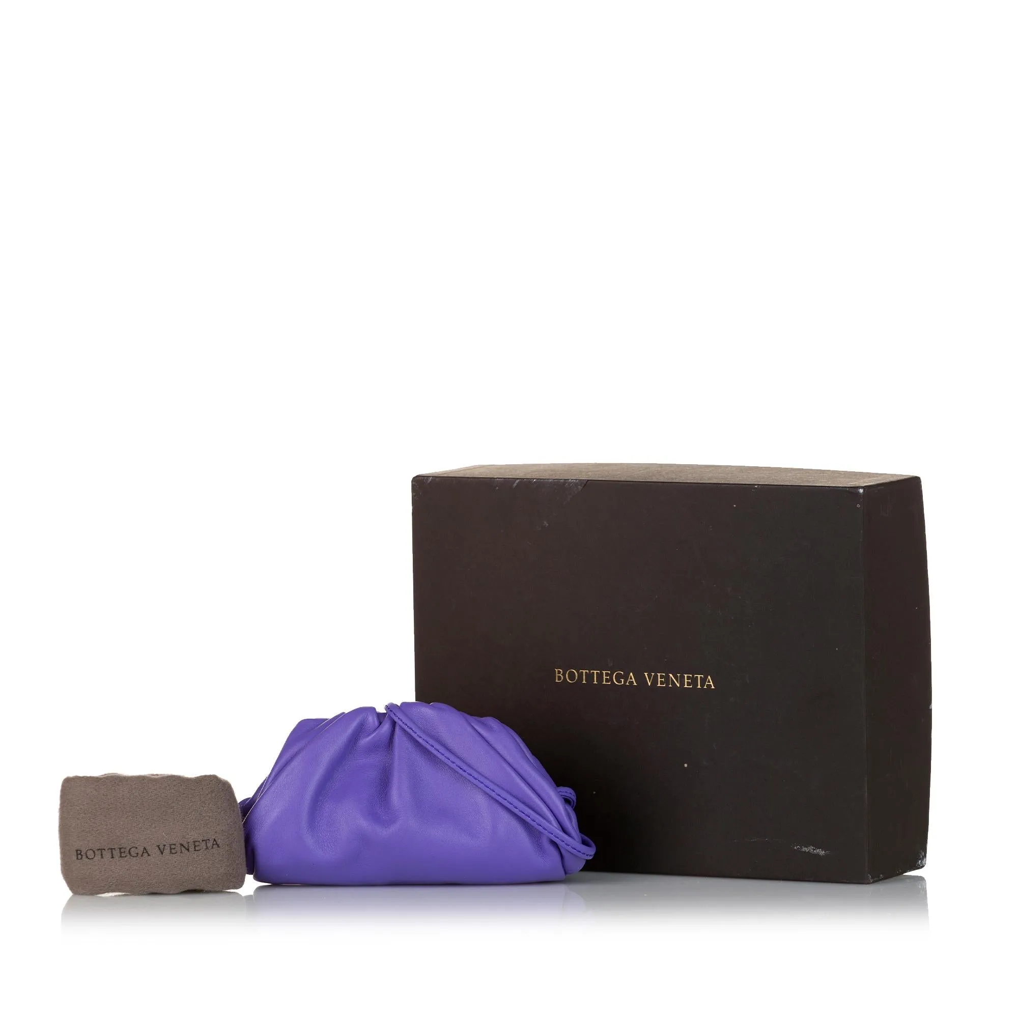 Bottega Veneta Extra Mini Pouch Leather Clutch (SHG-lEtw68)