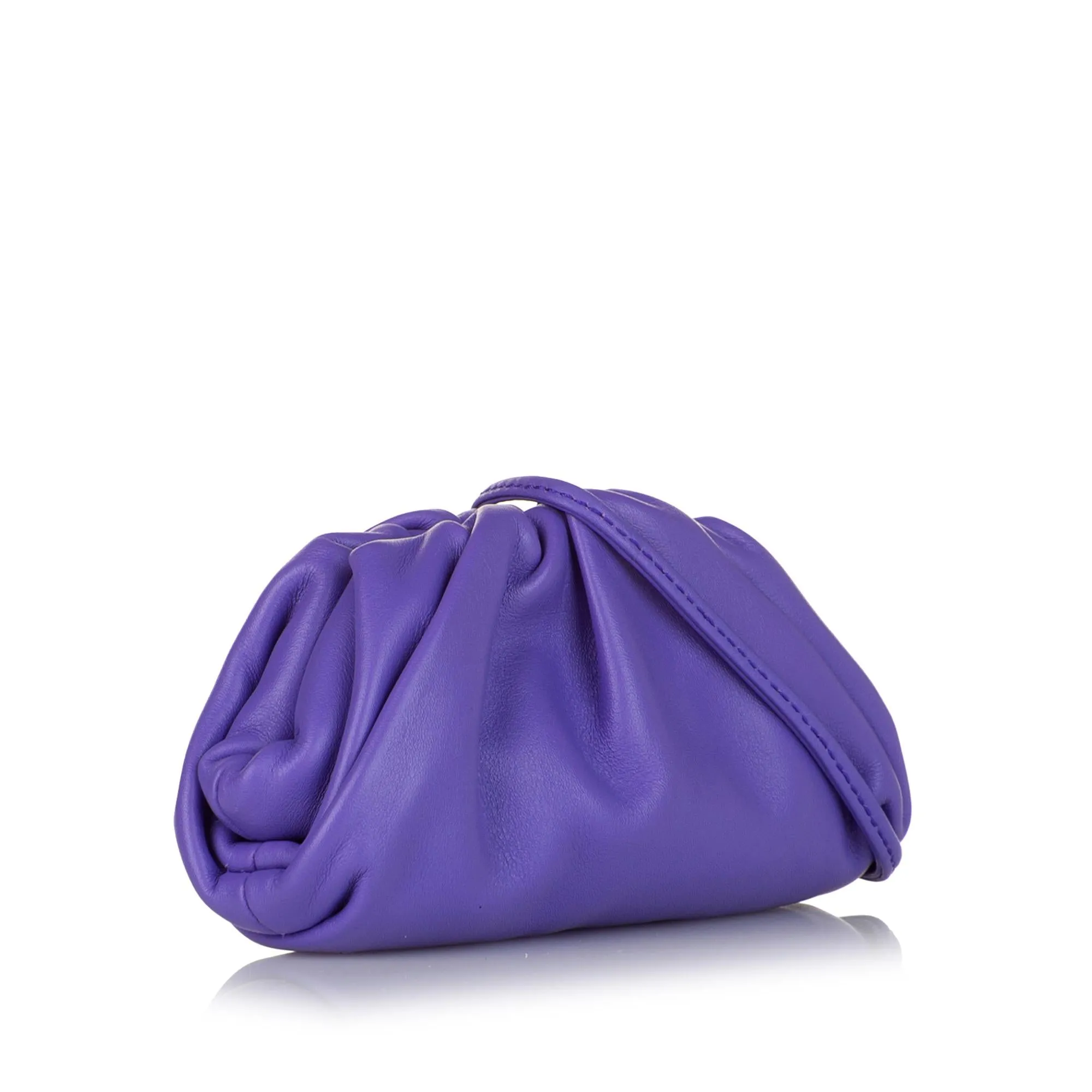 Bottega Veneta Extra Mini Pouch Leather Clutch (SHG-lEtw68)