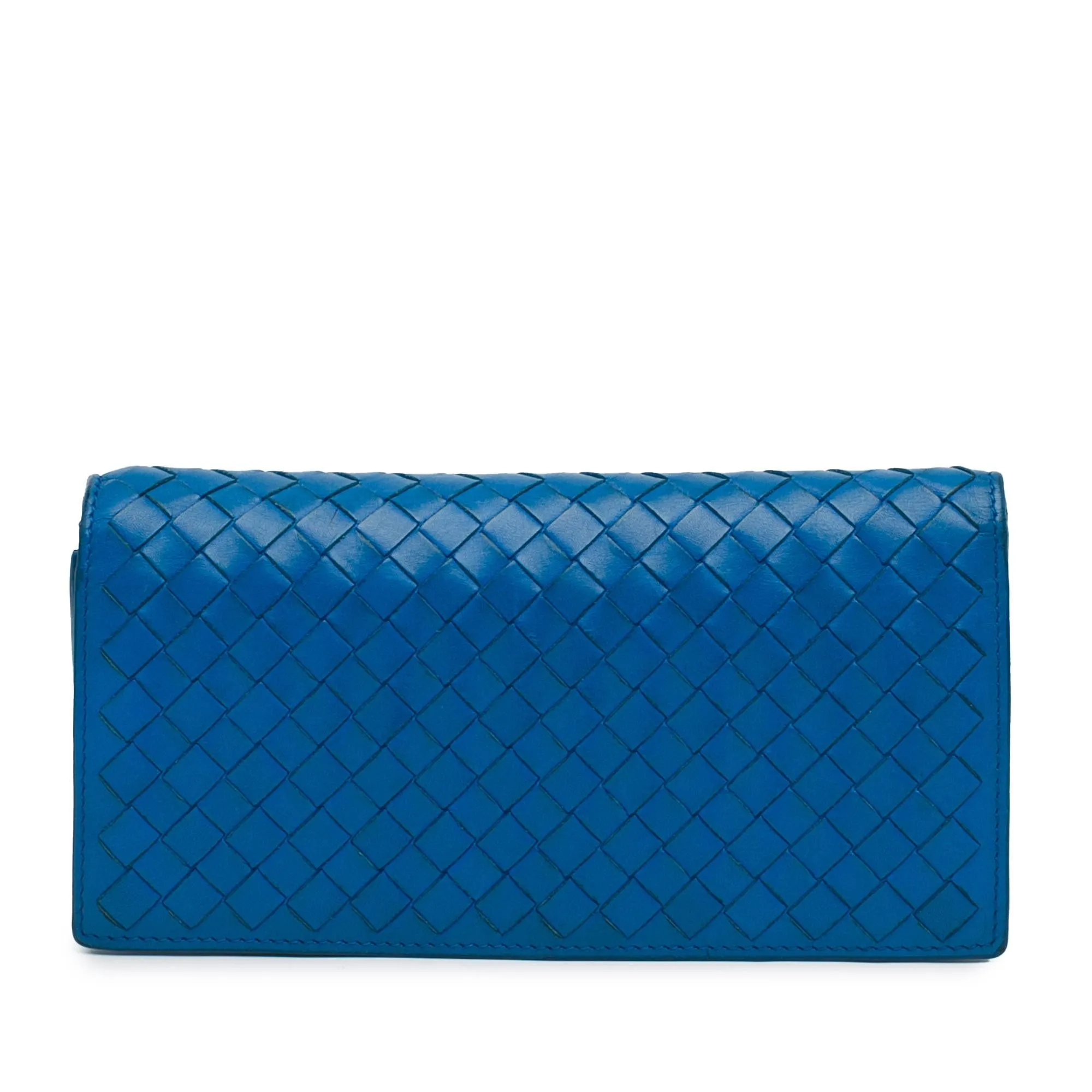 Bottega Veneta Intrecciato Continental Flap Wallet (SHG-dOT95j)