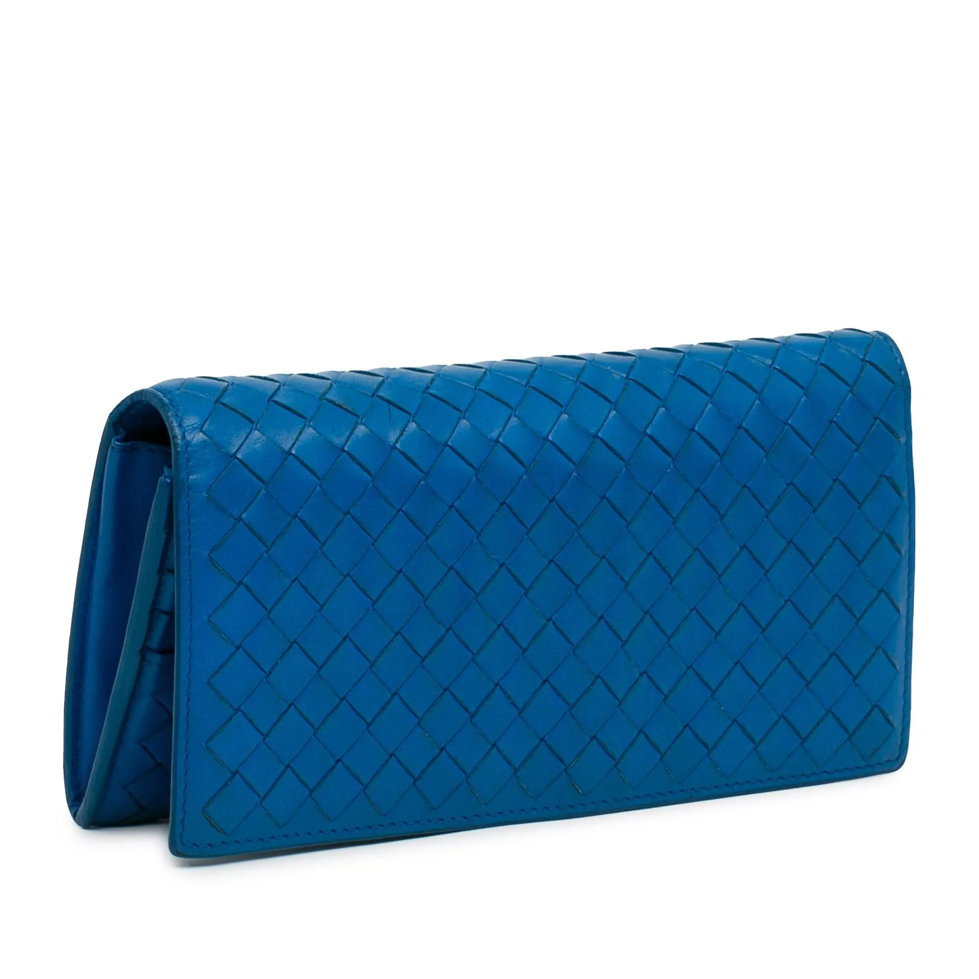 Bottega Veneta Intrecciato Continental Flap Wallet (SHG-dOT95j)