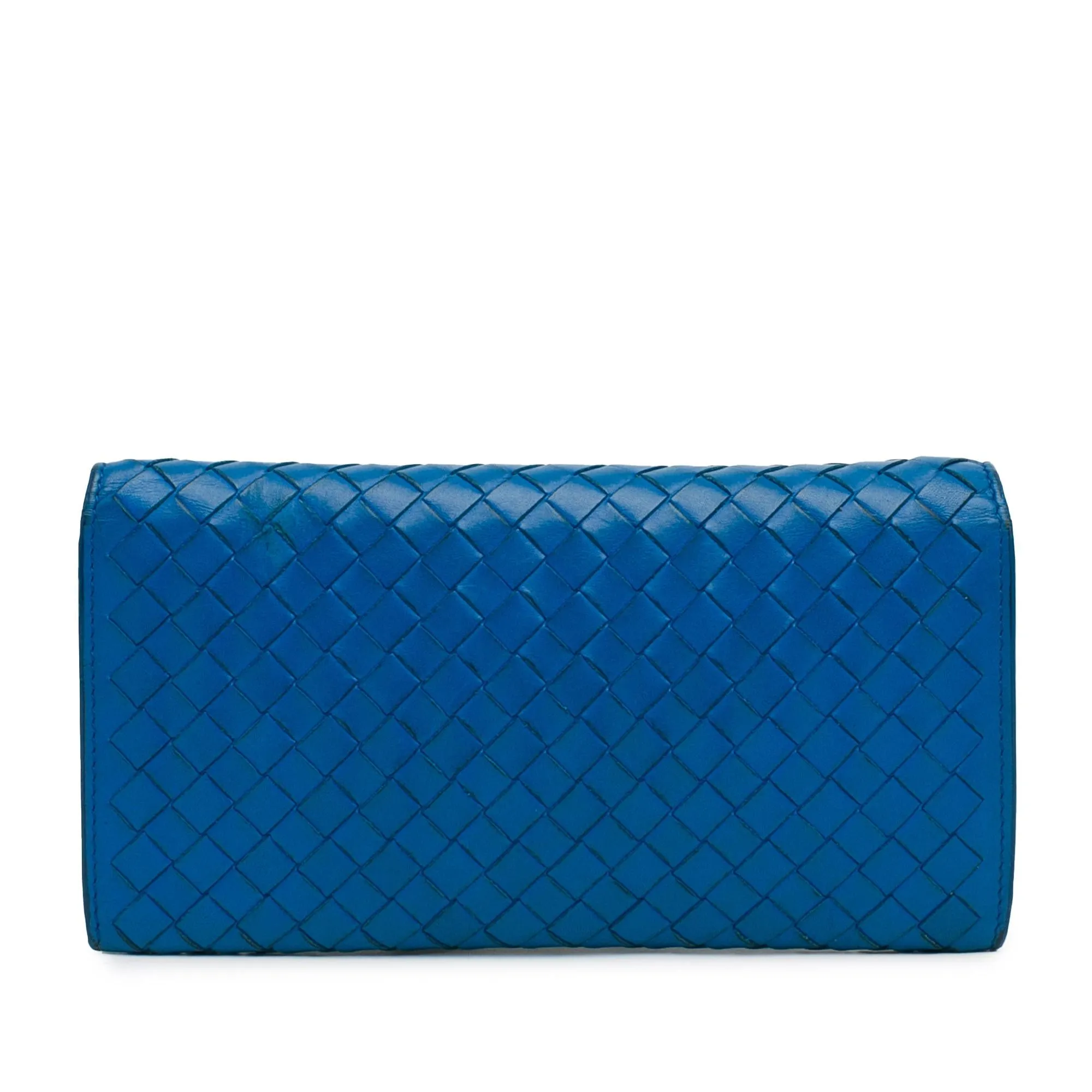 Bottega Veneta Intrecciato Continental Flap Wallet (SHG-dOT95j)