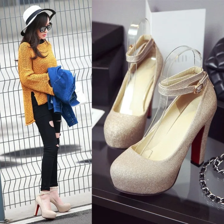 Chelsea  Damen High Heels mit Plateau