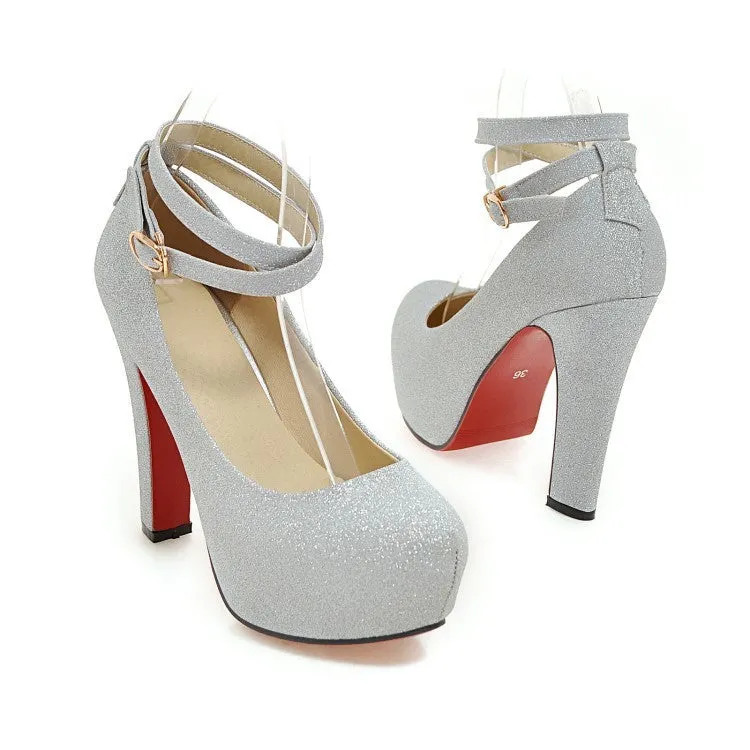 Chelsea  Damen High Heels mit Plateau