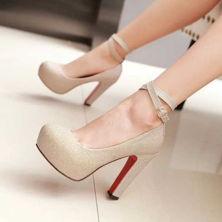 Chelsea  Damen High Heels mit Plateau