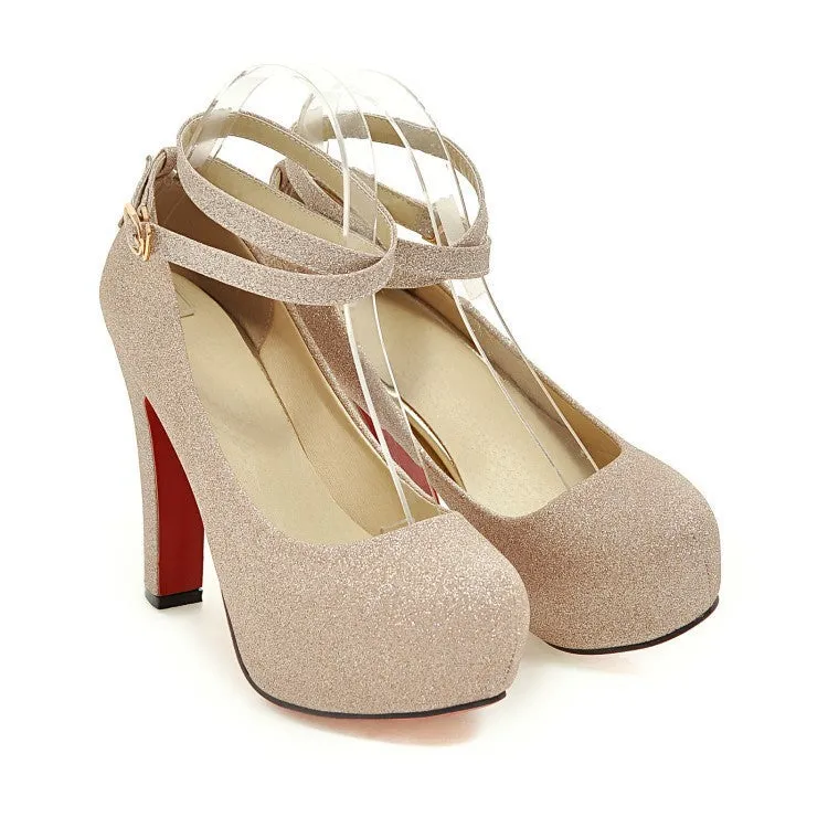 Chelsea  Damen High Heels mit Plateau