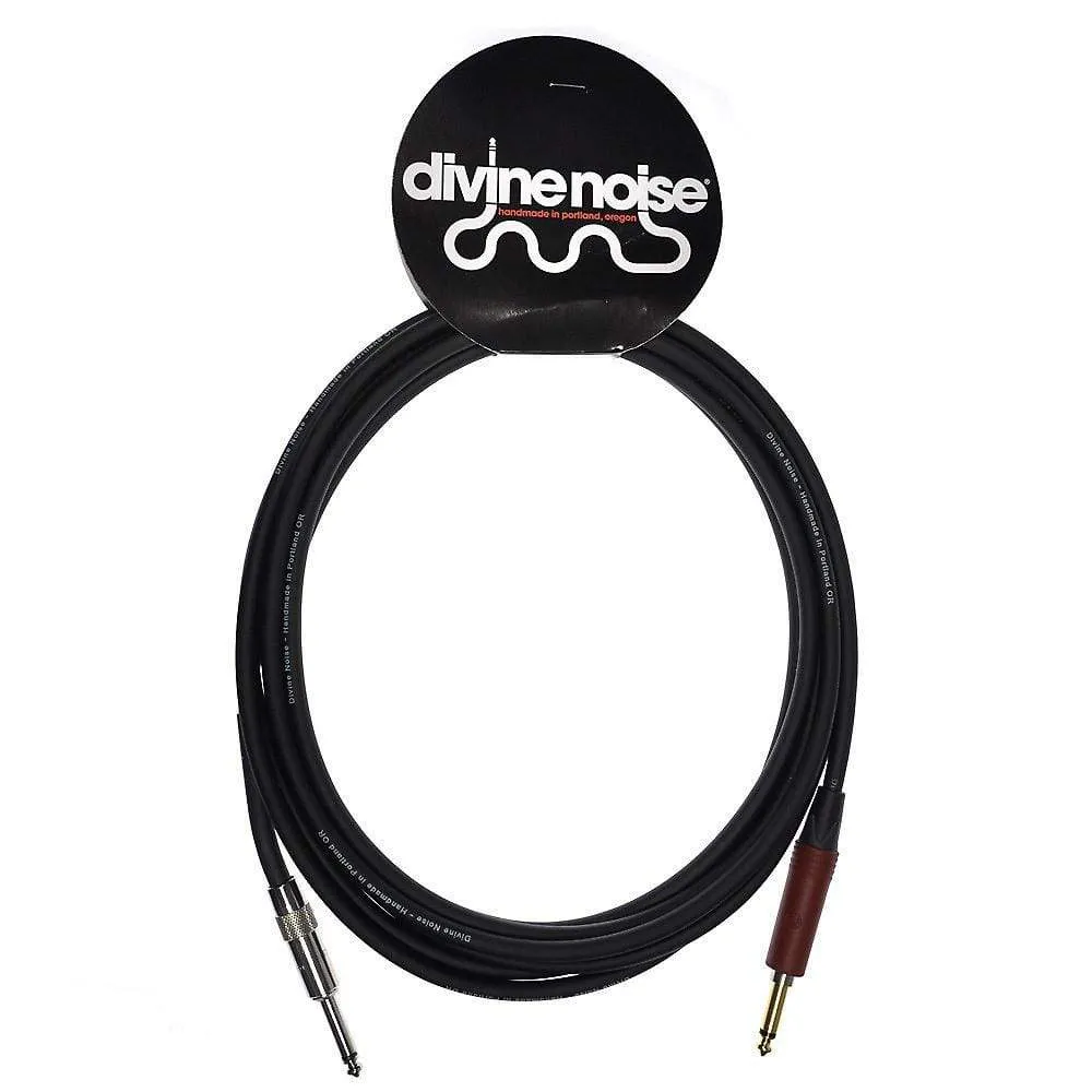 Divine Noise Straight Cable Black 15' Straight/Silent Straight