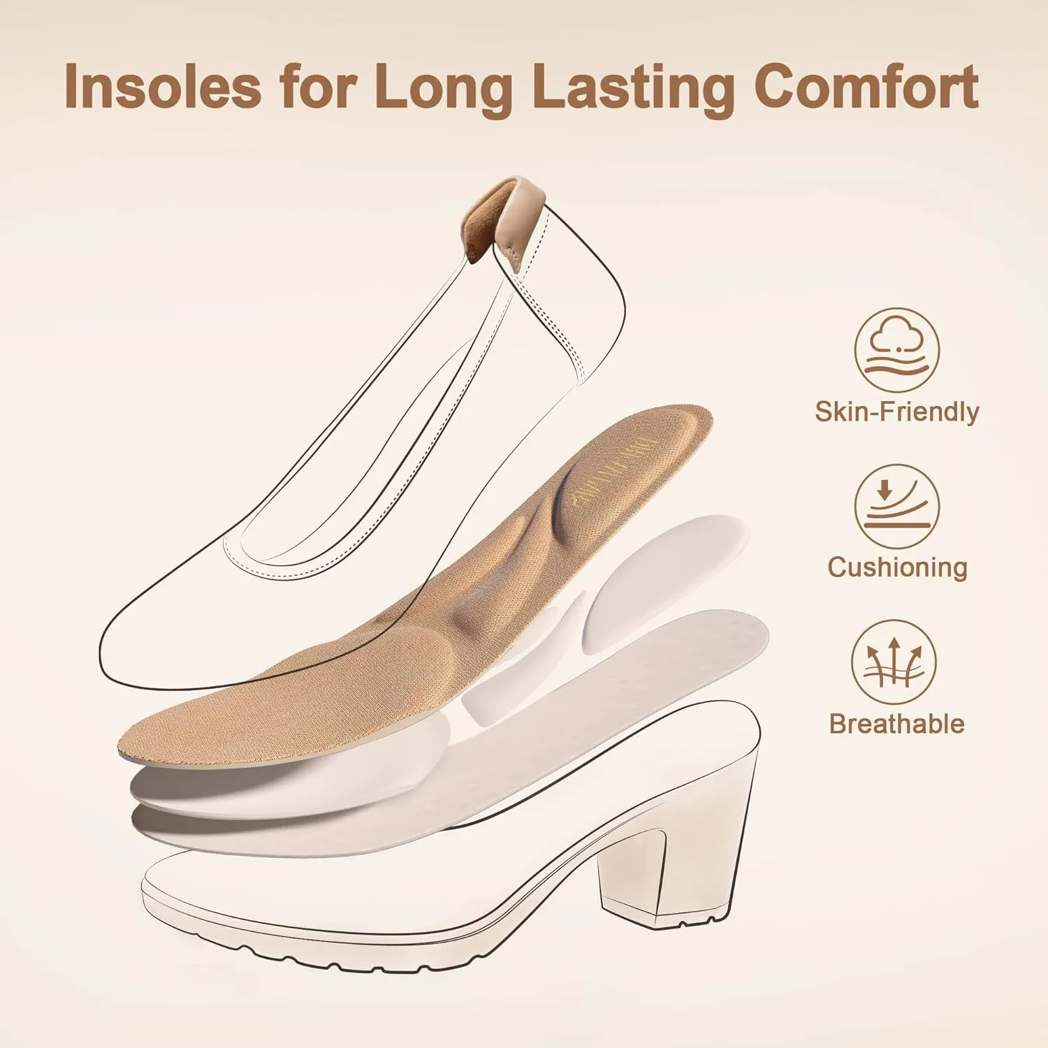 DREAM PAIRS Women's Heels Pointed Toe High Chunky Oxfords Shoes