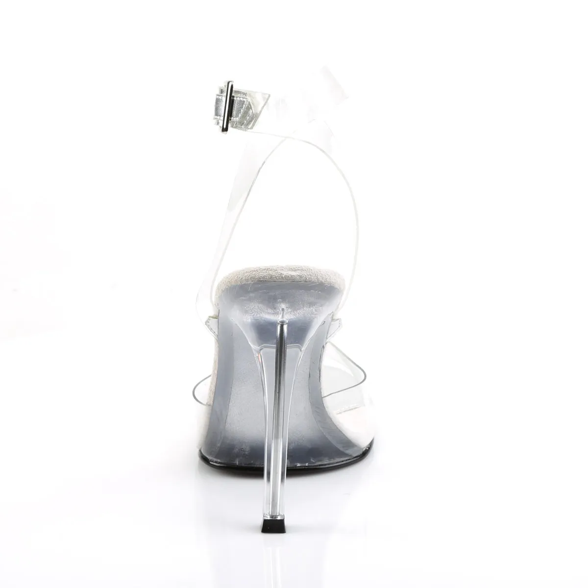 GALA-06 Fabulicious 4.5 Inch Heel Clear Perspex Posing Comp Heels