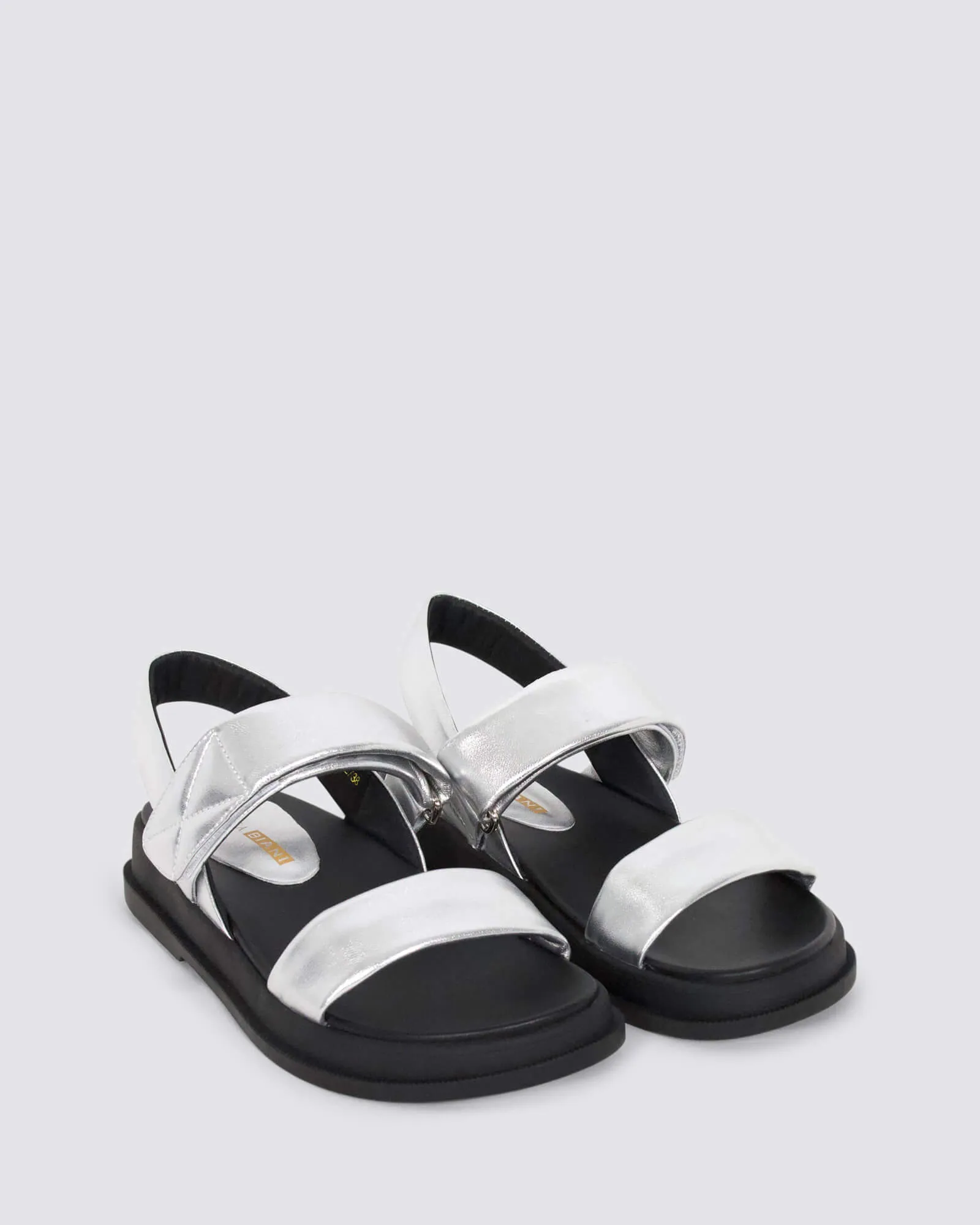 IMAGE SANDALS SILVER LEATHER