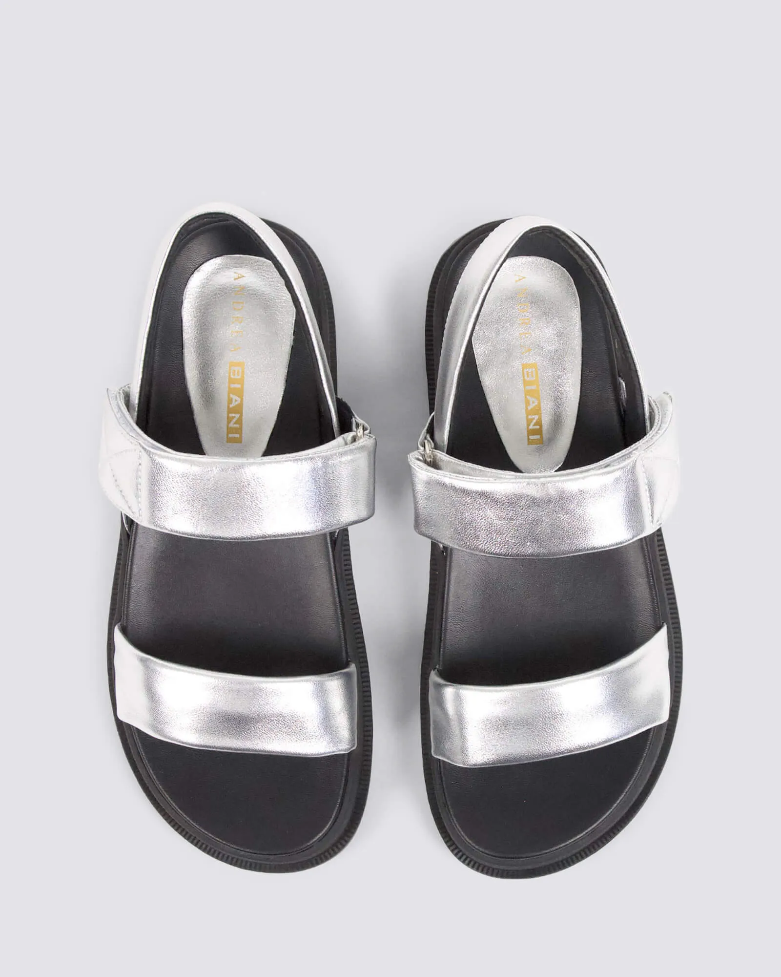 IMAGE SANDALS SILVER LEATHER