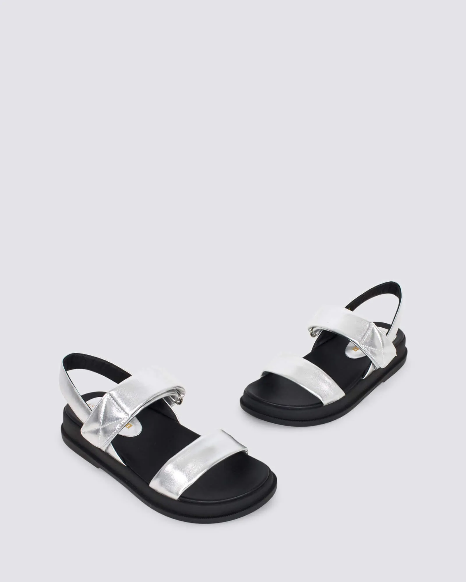 IMAGE SANDALS SILVER LEATHER