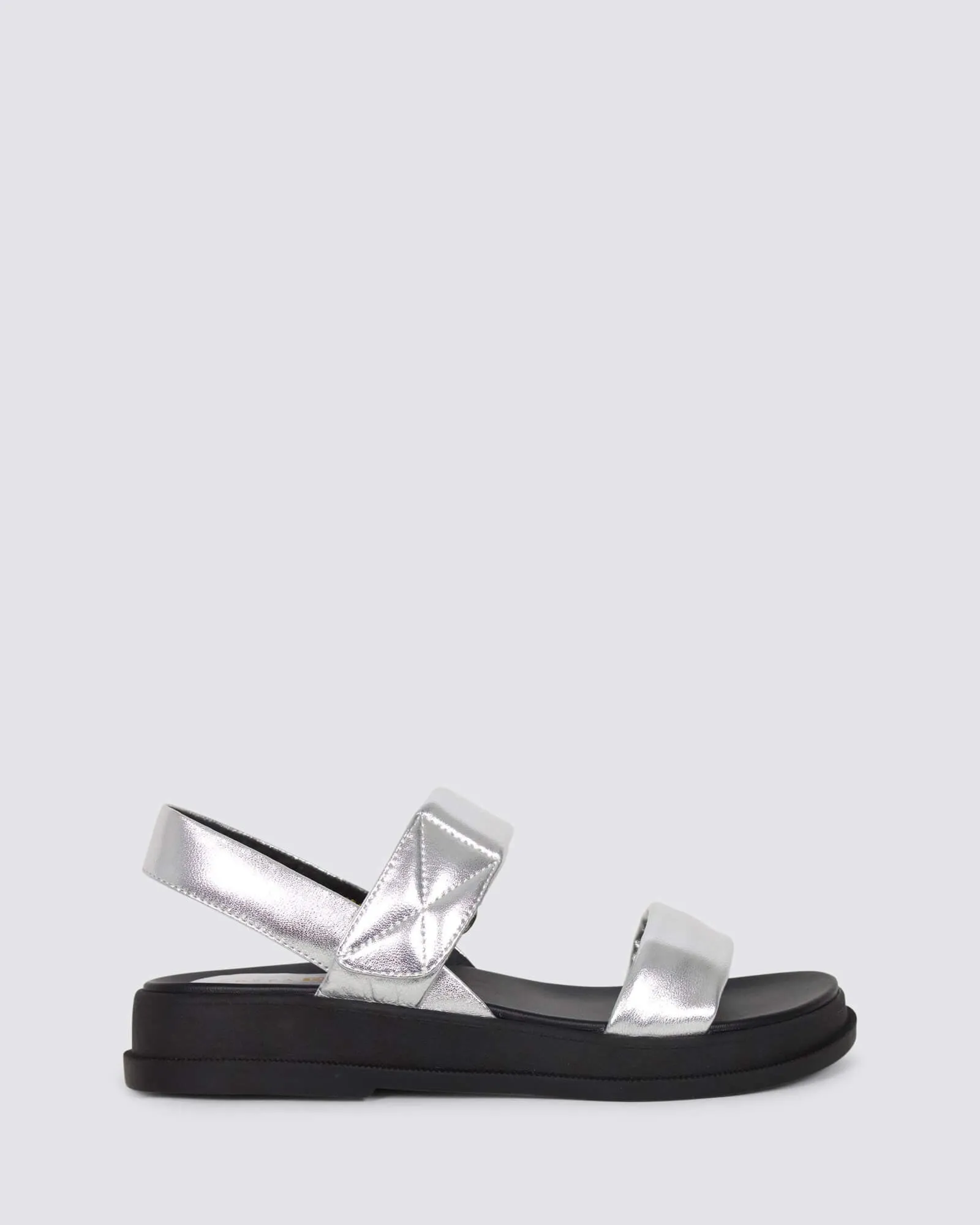 IMAGE SANDALS SILVER LEATHER