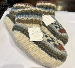 LEMON NORTHERN ISLES HAND KNIT BOOTIES