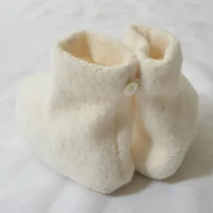 Maki Baby Riley Booties Milk Cream