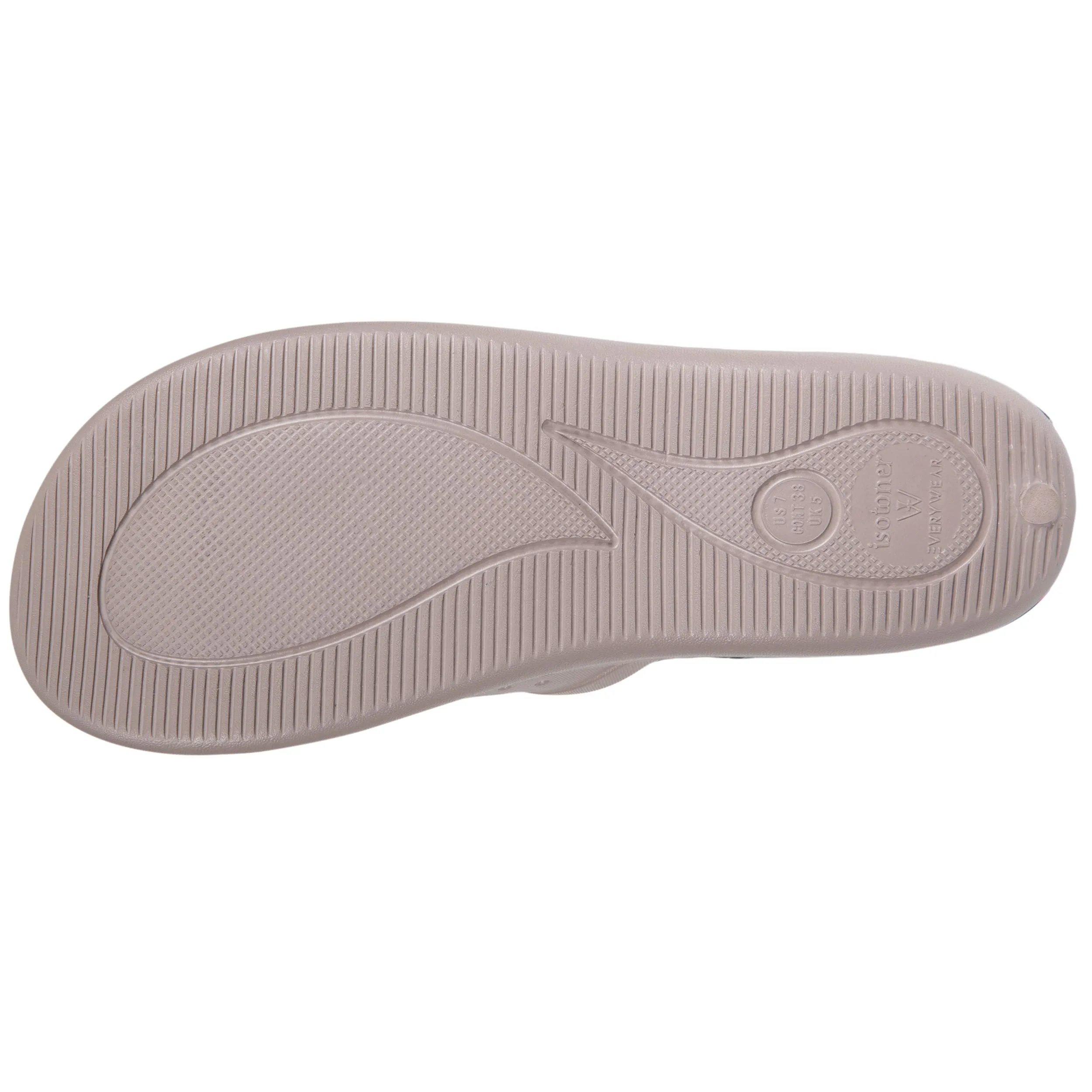 Mules claquettes Femme ajourées Taupe