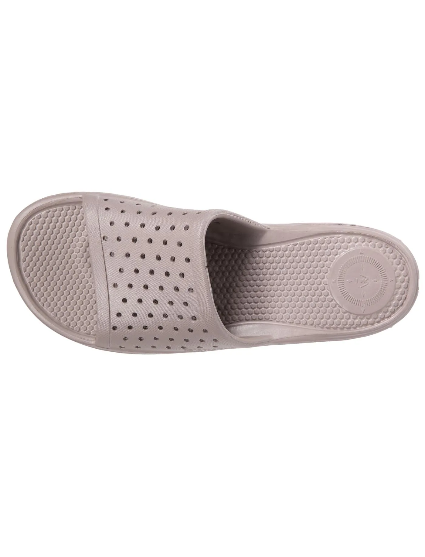 Mules claquettes Femme ajourées Taupe