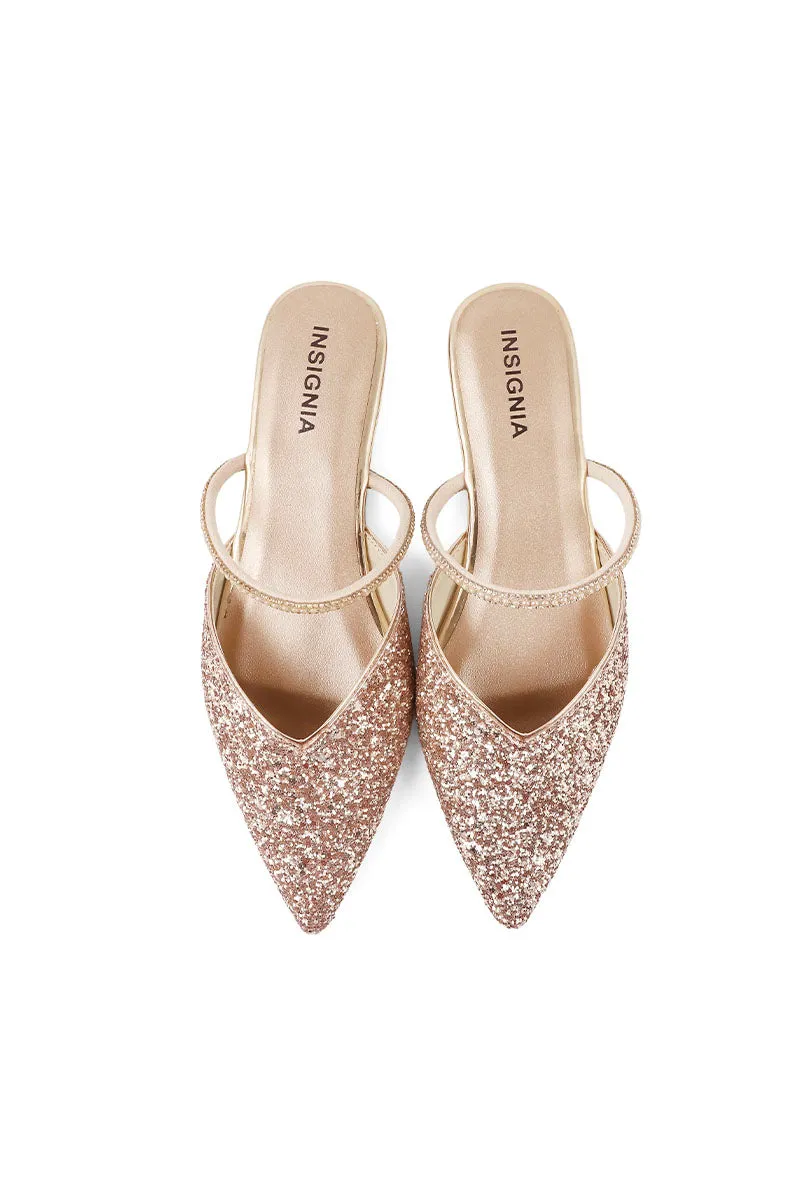 Party Wear Sling Back I47229-Peach
