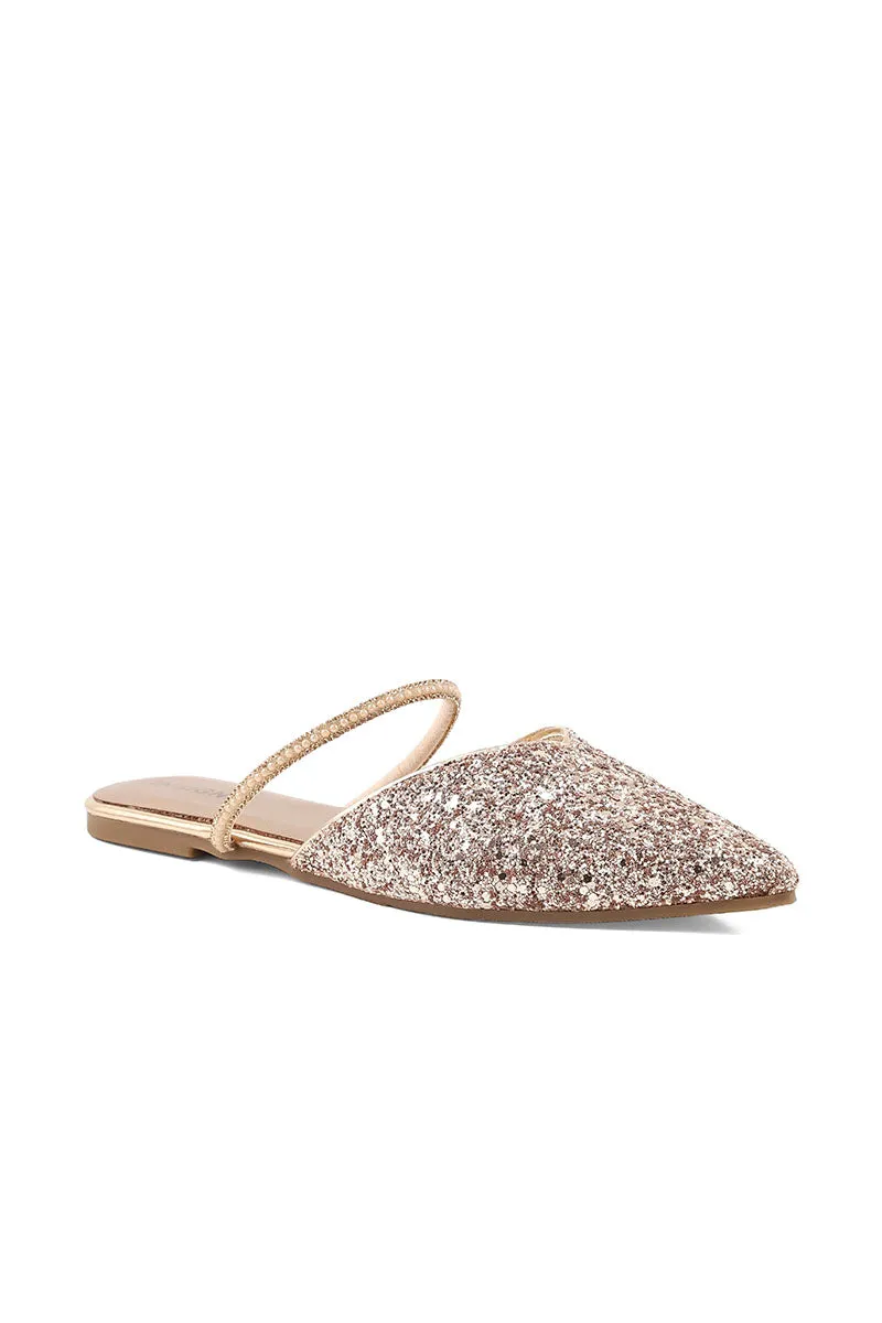 Party Wear Sling Back I47229-Peach