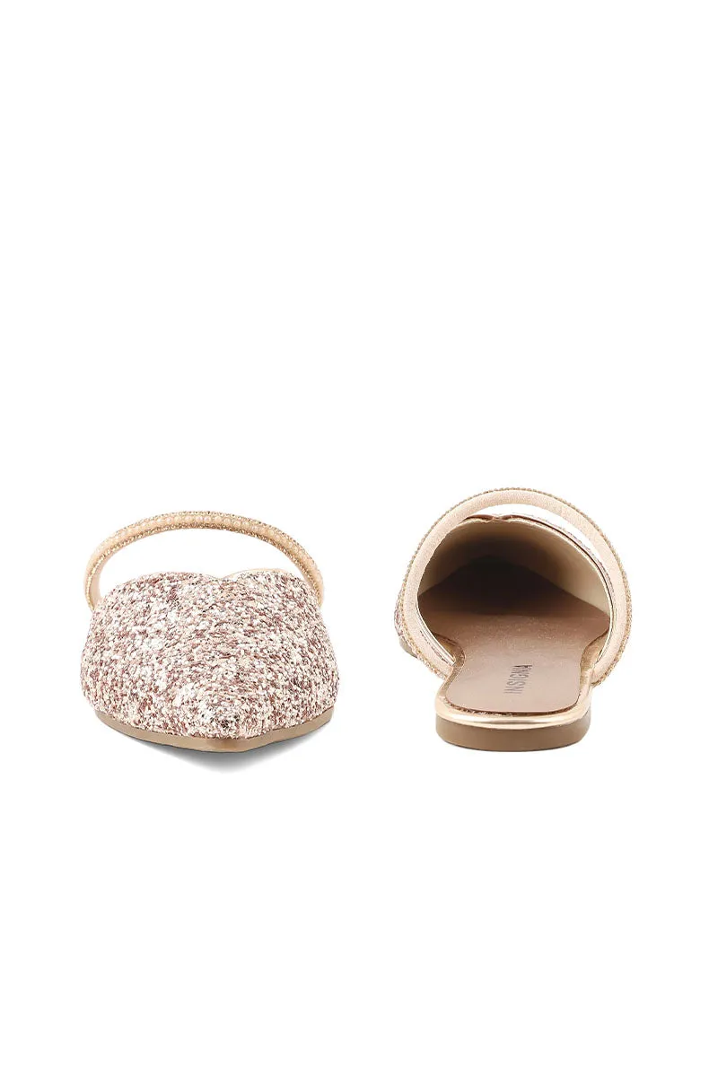 Party Wear Sling Back I47229-Peach