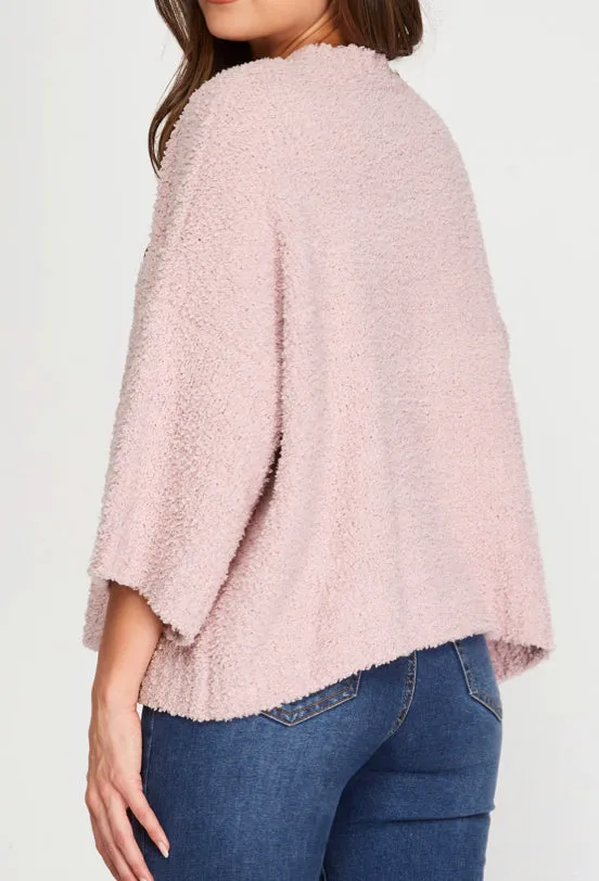 Runaway Love Sweater in Misty Pink