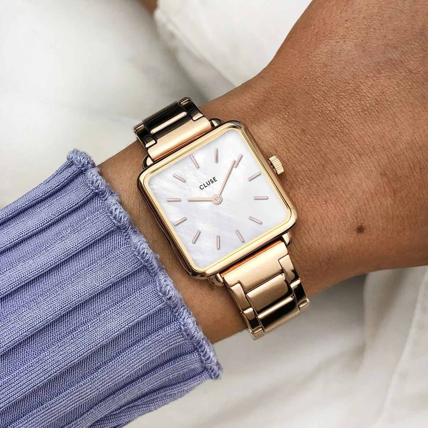 Strap 16 mm Steel Rose Gold Colour
