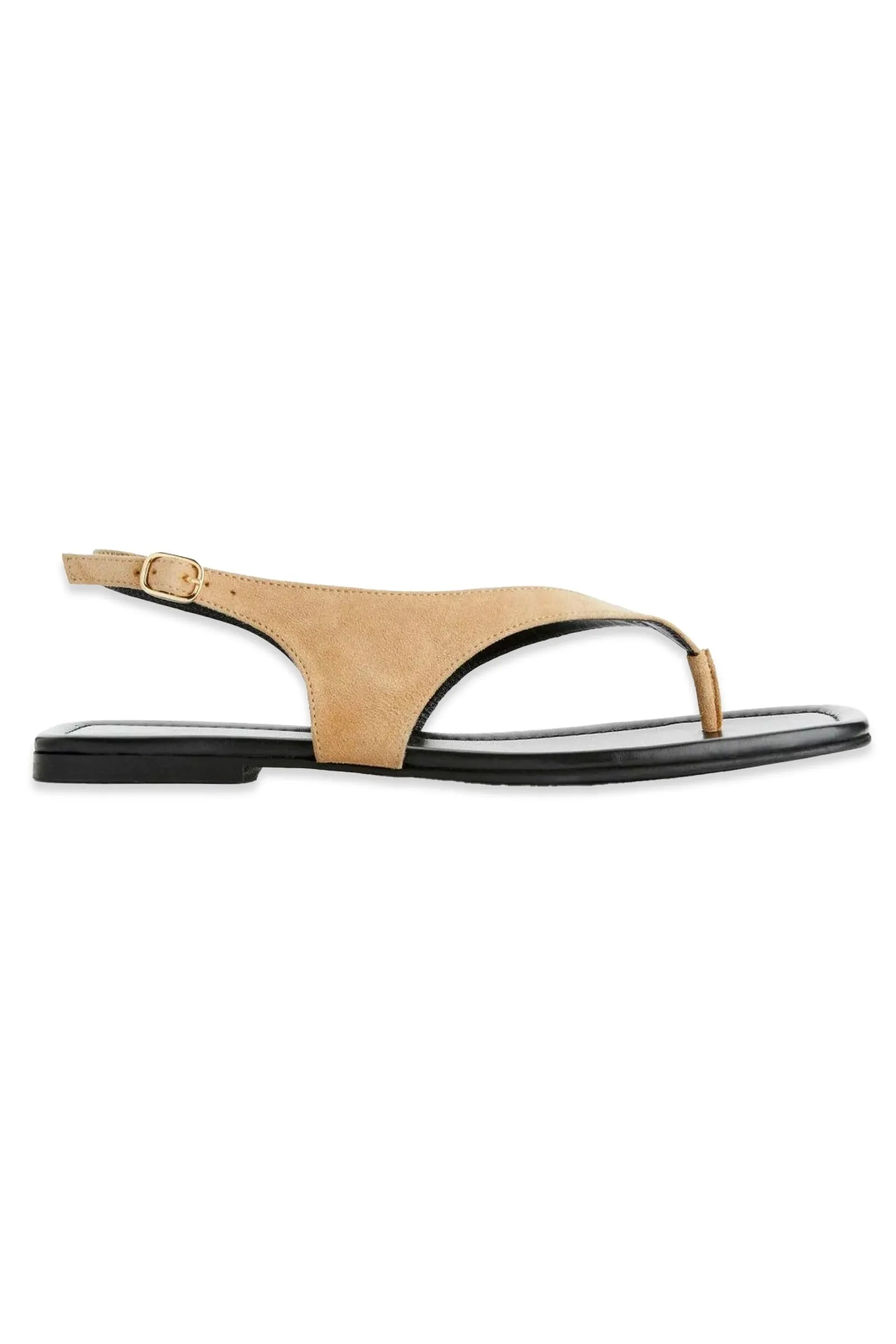 Suede Thong Sandals