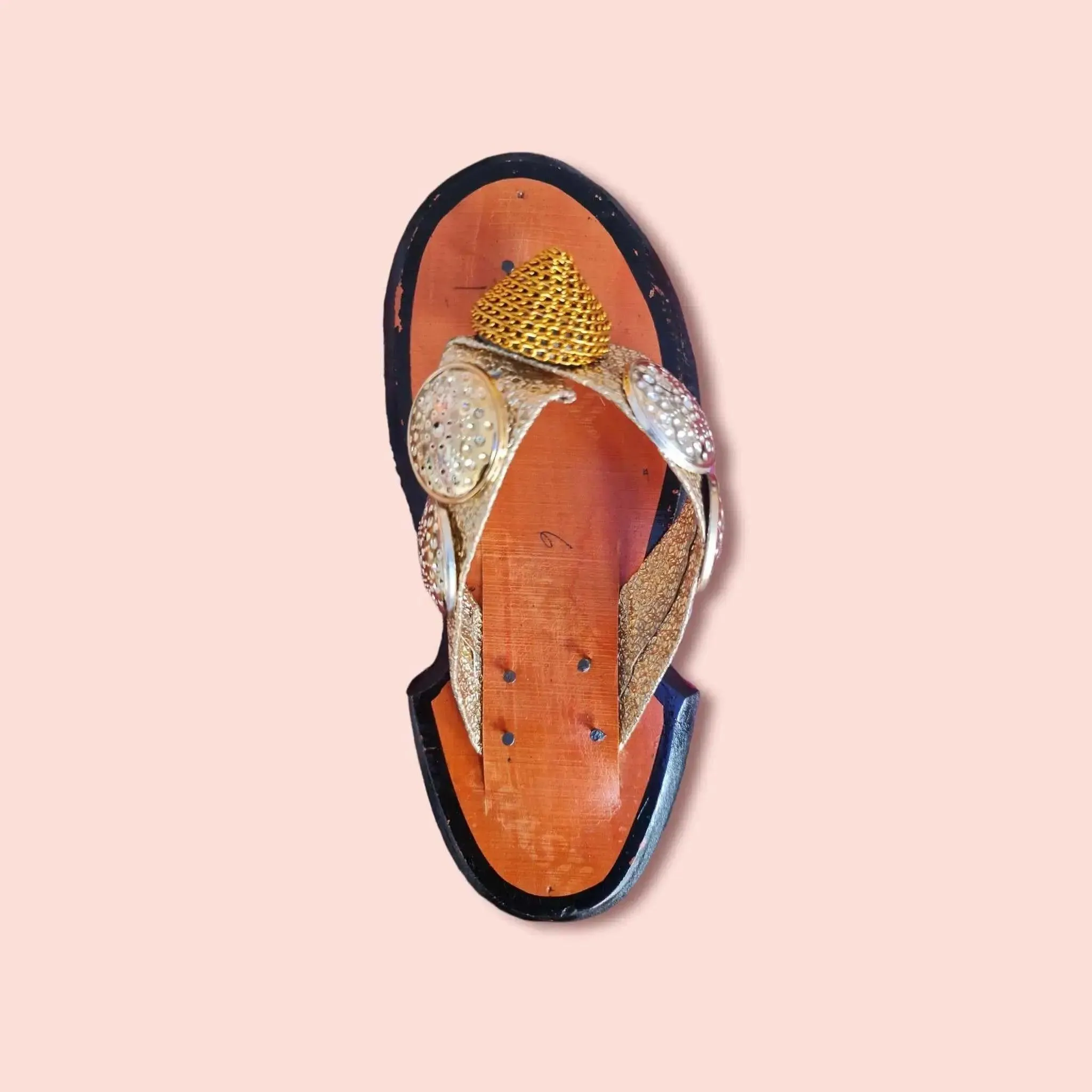 Traditional Ghanaian Royal Slippers (Ahenema)