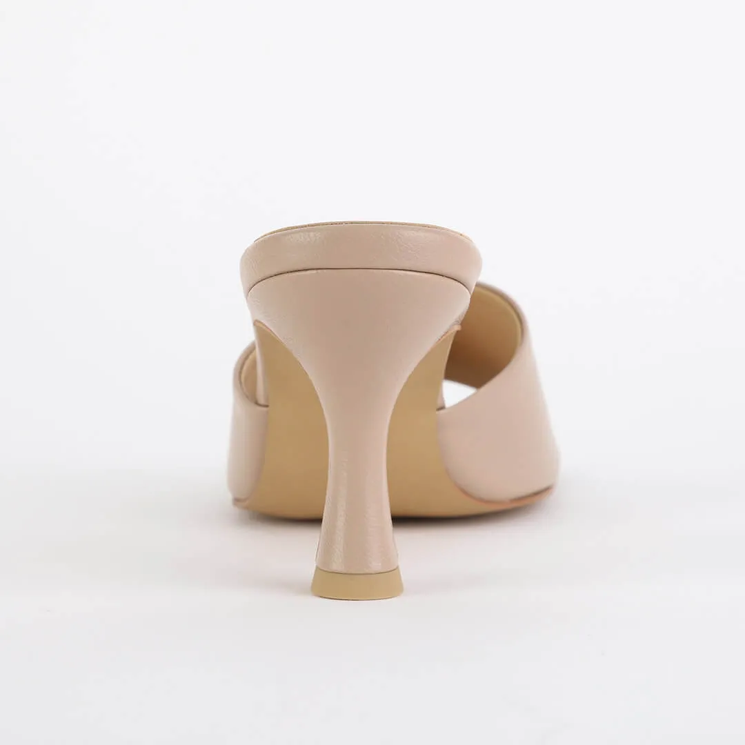 *UK size 13 - ESTOI - black, 8cm heels