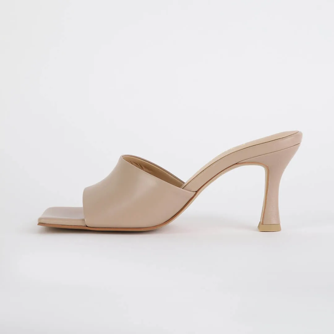 *UK size 13 - ESTOI - black, 8cm heels